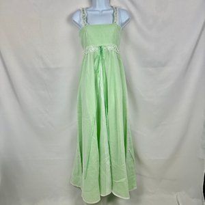 Vintage Handmade Romantic Garden Party Dress Prairie Cottage S/M